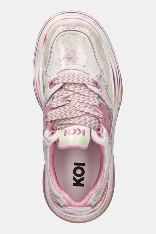 Koi Footwear sneakersy Kaleidoscopic Platform różowy MT01.RAINBOW
