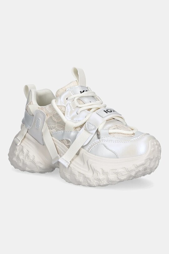 Αθλητικά Koi Footwear Frozen Shores Mega Chunky απομίμηση λείου δέρματος μπεζ PL01