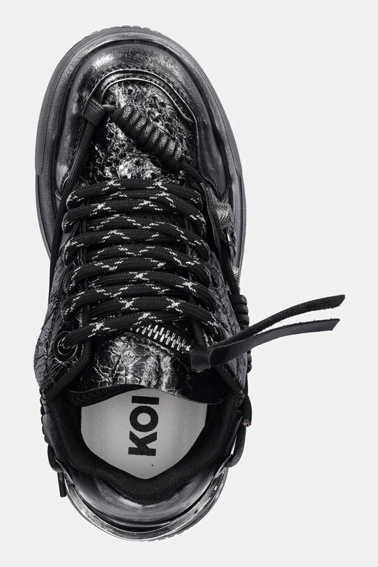 Tenisky Koi Footwear Metamorphosis Distressed Platoform čierna TT01