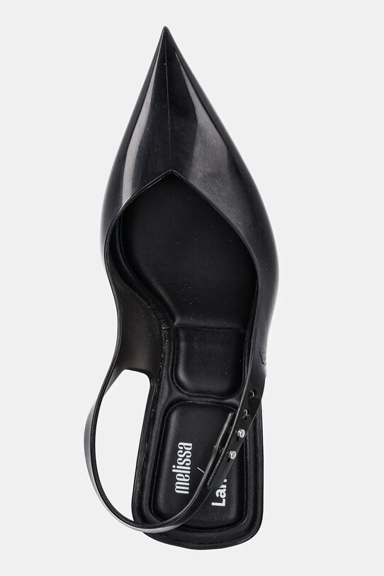 Melissa pantofi cu toc MELISSA SLINGBACK HEEL + LARROUDE negru M.33606