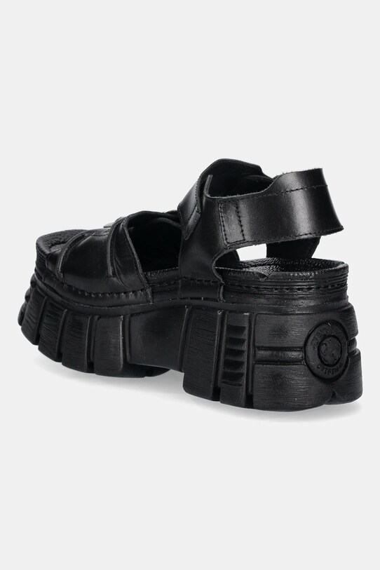 Obuwie New Rock sandały skórzane NOMADA M.BIOS101.C2 czarny