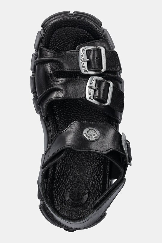 New Rock sandały skórzane NOMADA czarny M.BIOS101.C2