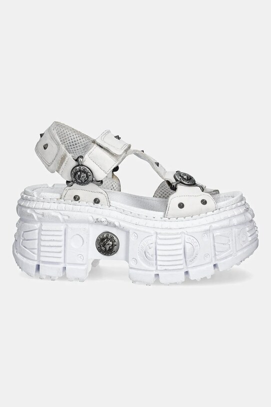 Kožené sandále New Rock NAPA BLANCA M.BIOS120.C8 biela SS25