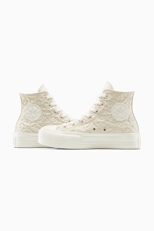Converse sportcipő Chuck Taylor All Star Lift bézs A13523C