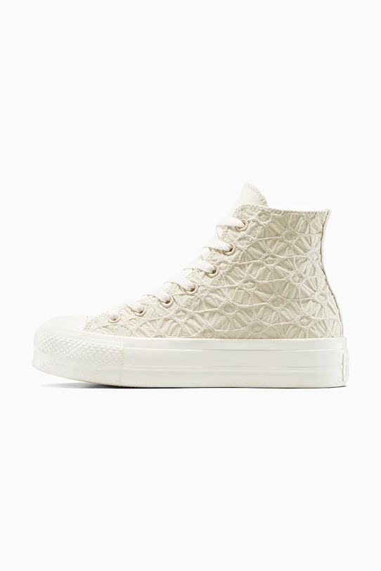 Converse sportcipő Chuck Taylor All Star Lift A13523C bézs