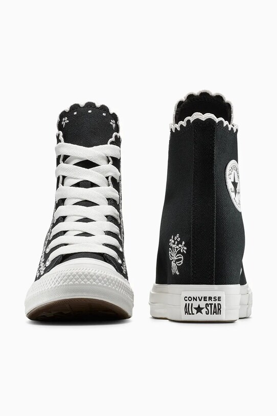 Παπούτσια Πάνινα παπούτσια Converse Chuck Taylor All Star Wedge A13546C μαύρο