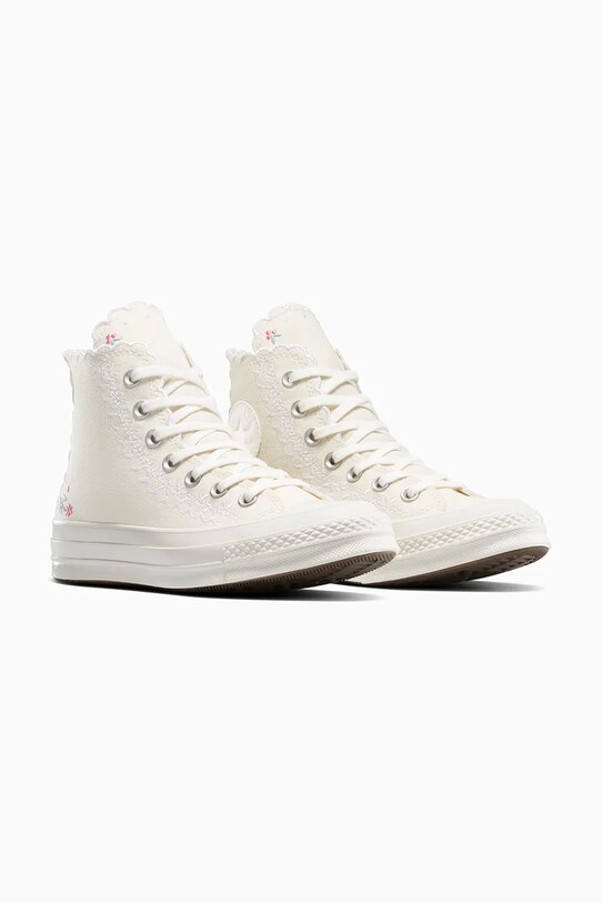 Converse teniși Chuck 70 A13541C alb SS25
