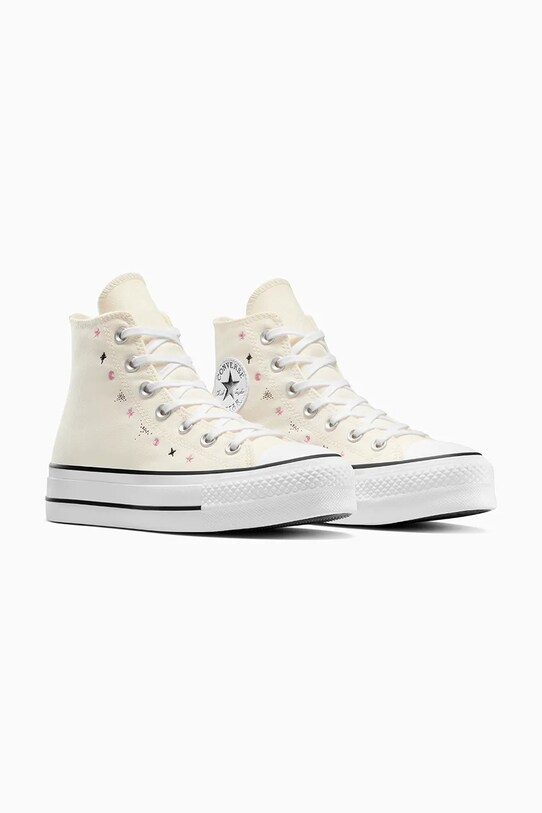 Converse trampki Chuck Taylor All Star Lift A13522C beżowy SS25