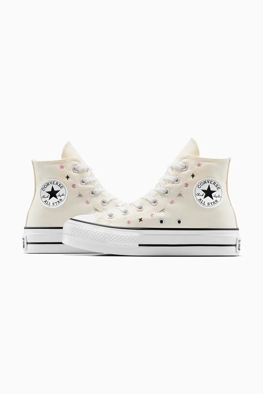 Converse trampki Chuck Taylor All Star Lift beżowy A13522C