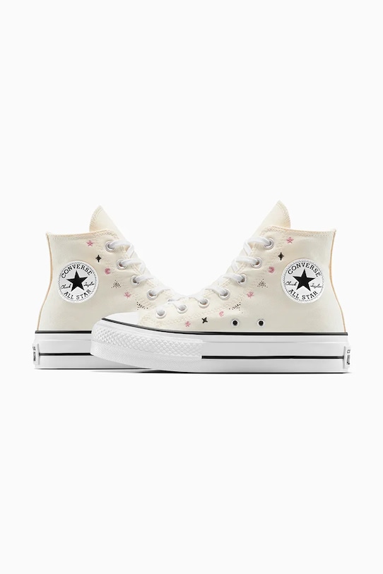 Converse trampki Chuck Taylor All Star Lift beżowy A13522C
