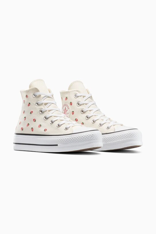 Converse teniși Chuck Taylor All Star Lift A14934C bej SS25