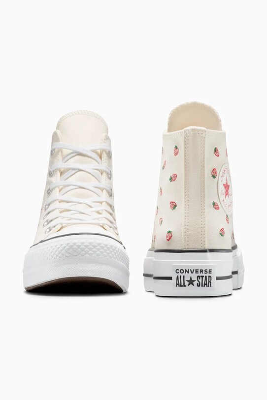 Încălțăminte Converse teniși Chuck Taylor All Star Lift A14934C bej