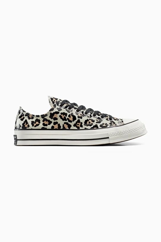 Tenisky Converse Chuck 70 Glow In The Dark Leopard plochá béžová A15033C
