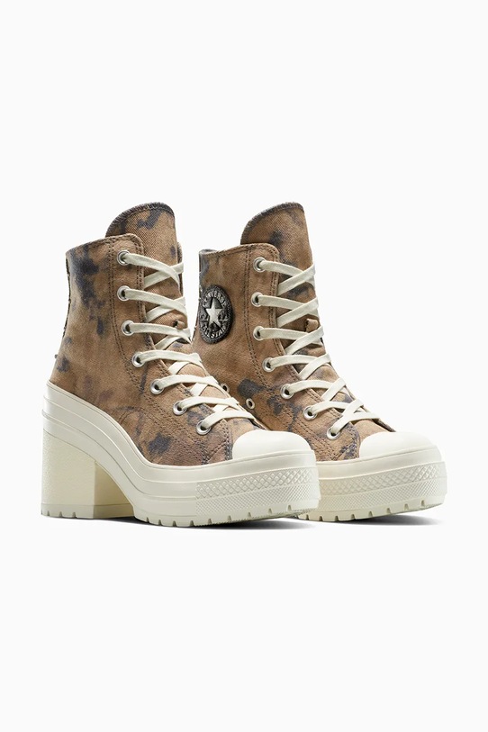 Converse trampki Chuck 70 De Luxe Heel A15101C brązowy SS25