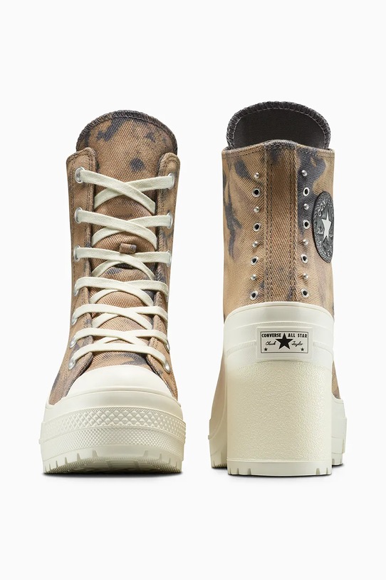 Obuwie Converse trampki Chuck 70 De Luxe Heel A15101C brązowy