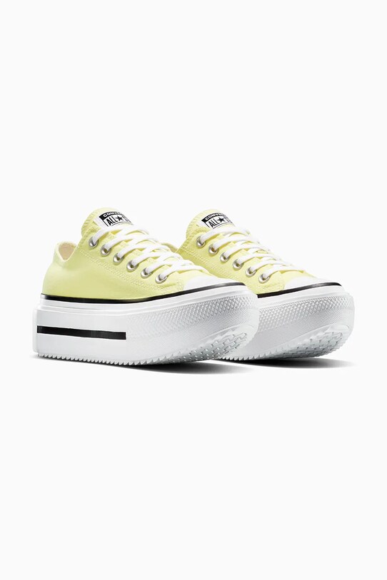 Converse sportcipő Chuck Taylor All Star Lift Double Stack A16283C sárga SS25