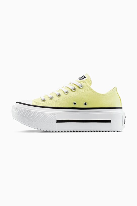 Converse sportcipő Chuck Taylor All Star Lift Double Stack A16283C sárga