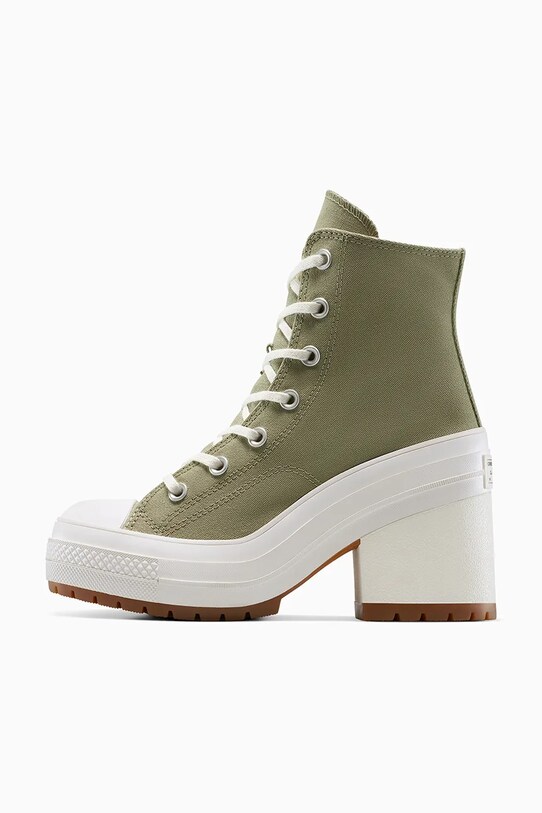 Πάνινα παπούτσια Converse Chuck 70 De Luxe Heel A11899C πράσινο