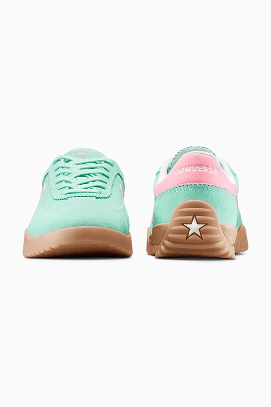 Obuwie Converse sneakersy skórzane Run Star Trainer A15090C zielony
