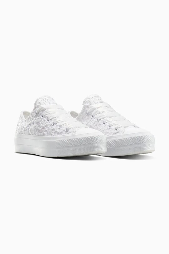 Πάνινα παπούτσια Converse Chuck Taylor All Star Lift A15005C λευκό SS25