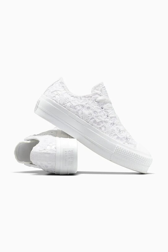 Πάνινα παπούτσια Converse Chuck Taylor All Star Lift λευκό A15005C