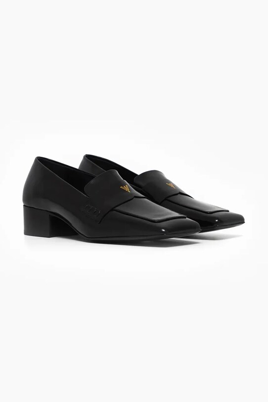 Vanda Novak mokasyny skórzane Alex Alex.Cristal.Black czarny SS25