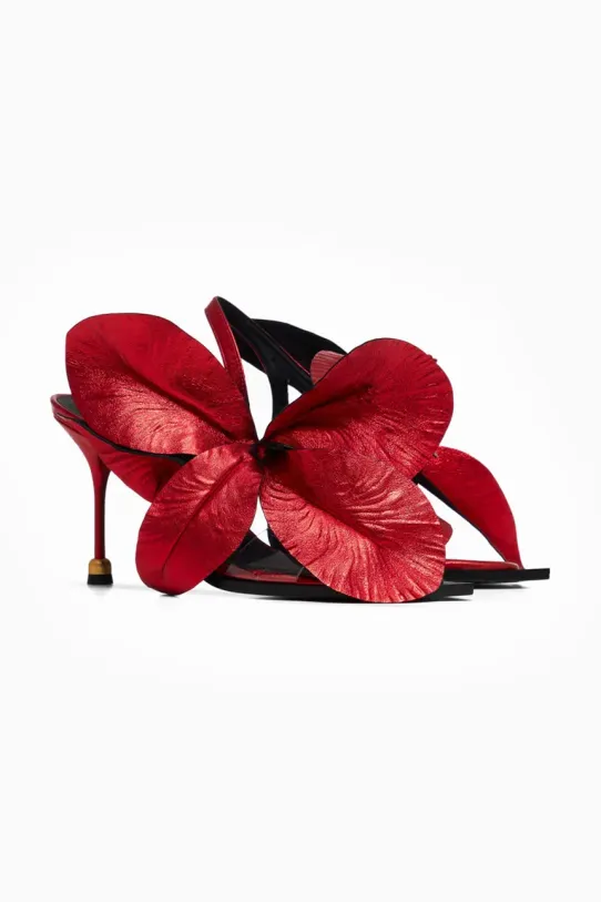 Vanda Novak sandały skórzane Daisy Daisy.Cherry.Red czerwony SS25