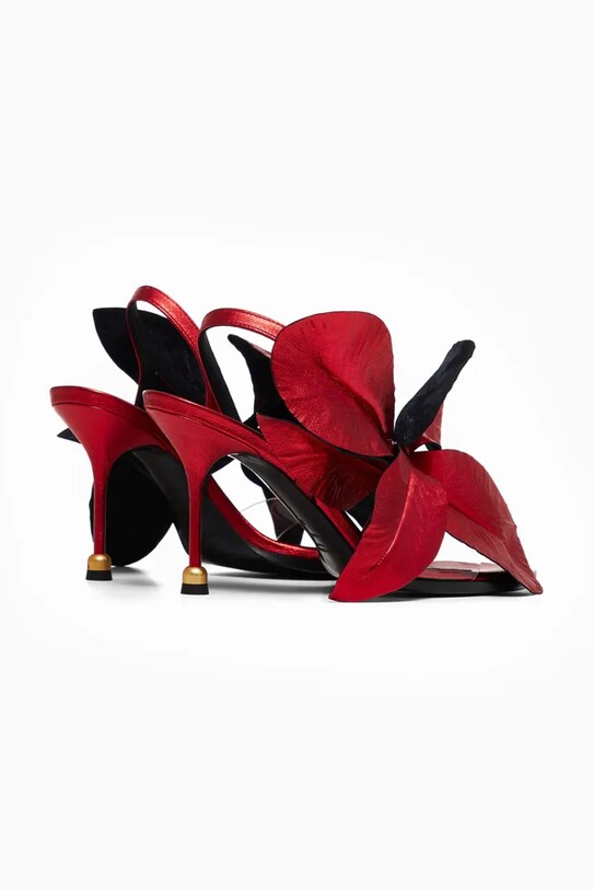 Încălțăminte Vanda Novak sandale de piele Daisy Daisy.Cherry.Red rosu