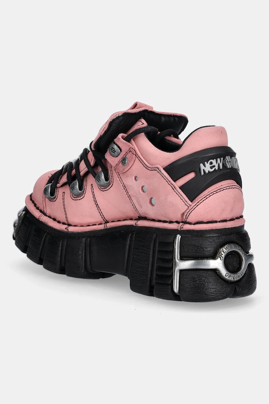 Obuwie New Rock sneakersy nubukowe M.120N.C78 różowy