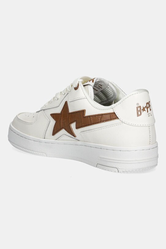 Scarpe A Bathing Ape sneakers in pelle BAPE STA ICON #1 L 1L30291305 bianco