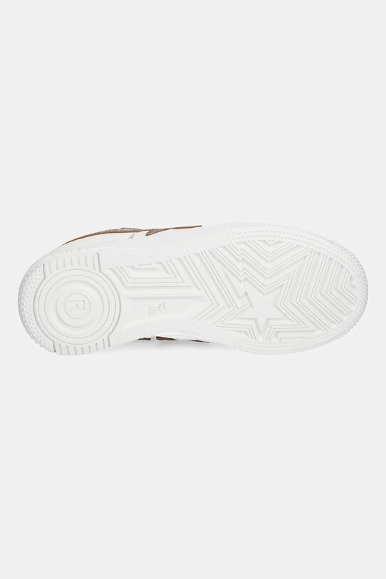 A Bathing Ape sneakers in pelle BAPE STA ICON #1 L 1L30291305 bianco