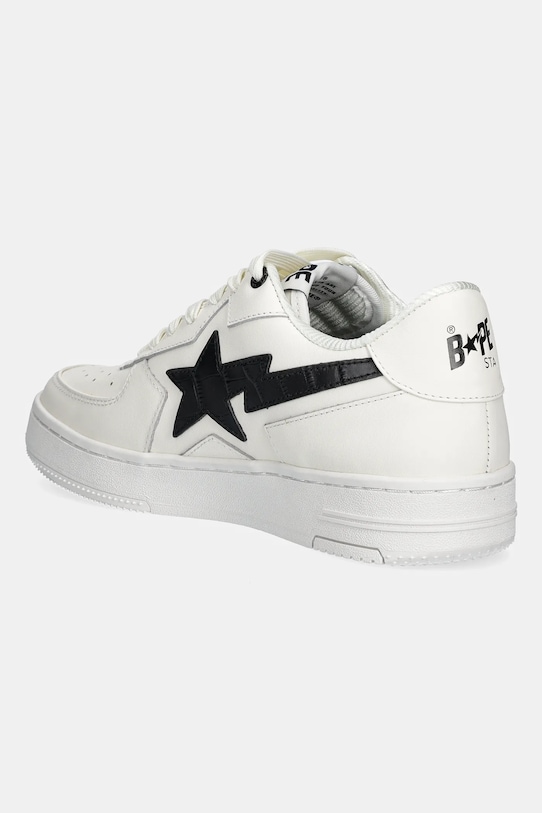 Shoes A Bathing Ape leather sneakers BAPE STA ICON #1 L 1L30291305 white