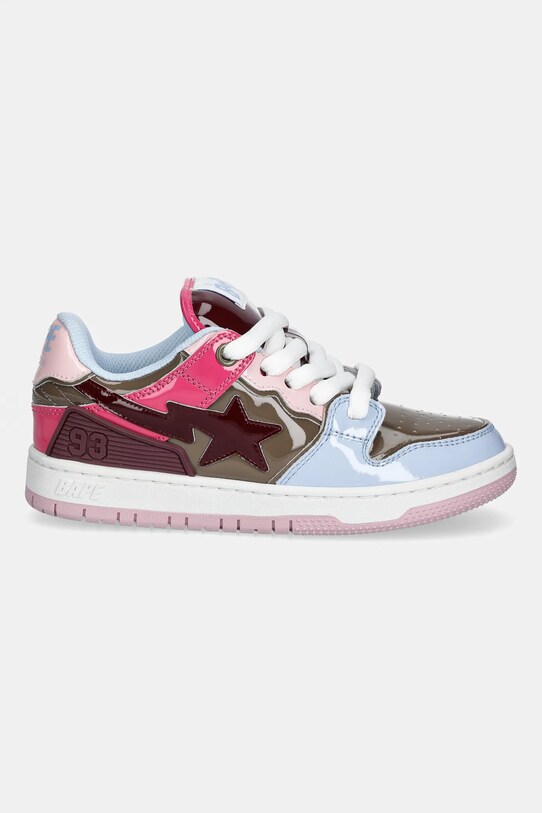 A Bathing Ape sneakers din piele NEW BAPE SK8 STA #2 L 1L30291311 albastru SS25