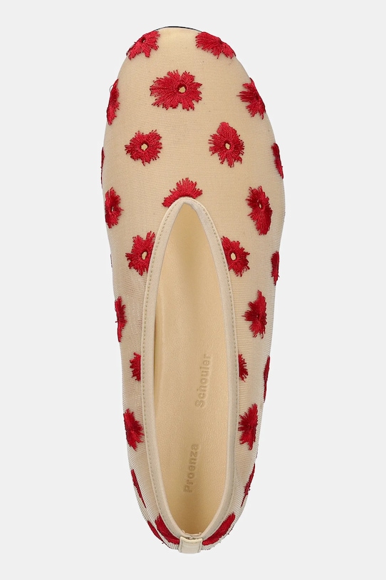 Proenza Schouler baleriny Tee beżowy SH25S050.X009FC.966