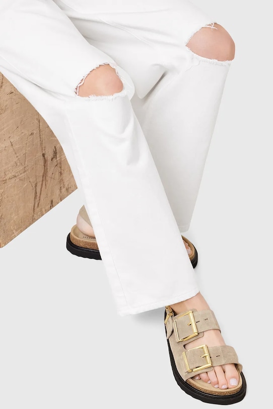 AllSaints sandały zamszowe Isla Sandal W045FC.SAN