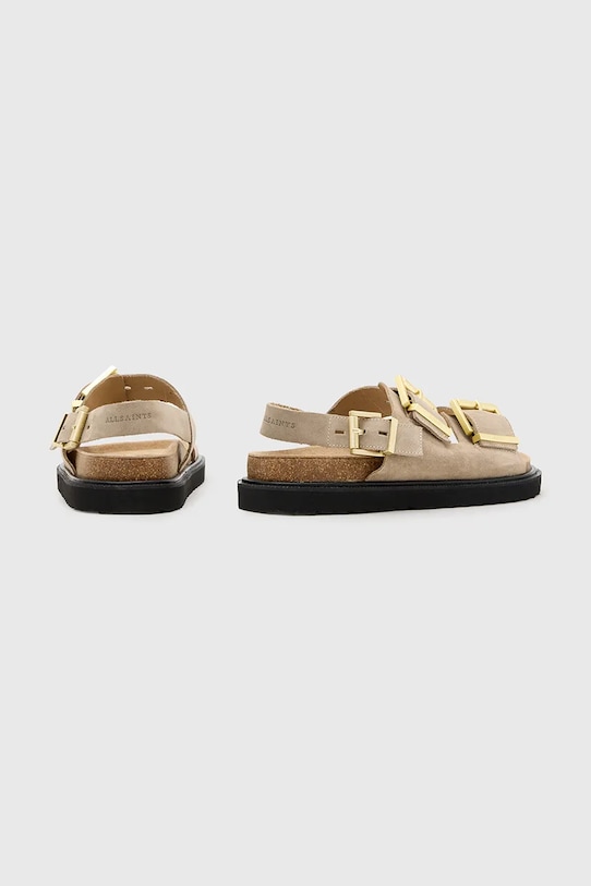 Obuwie AllSaints sandały zamszowe Isla Sandal W045FC.SAN beżowy