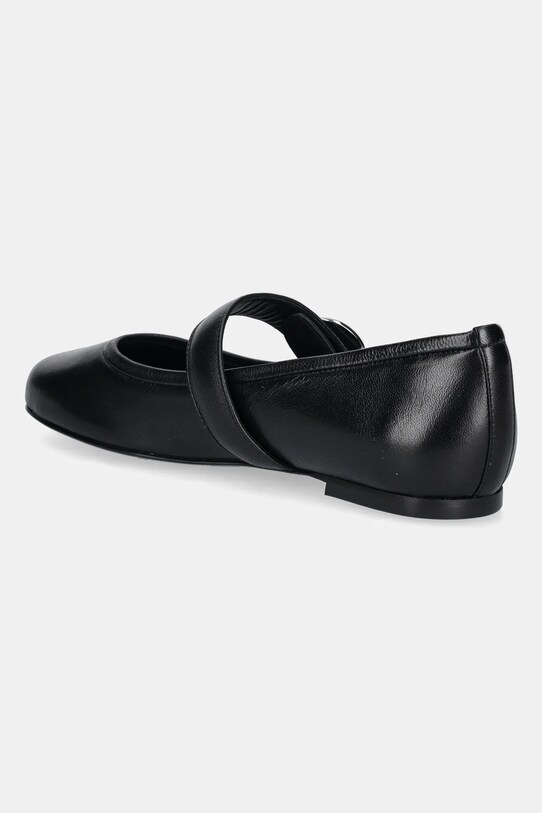 Obuwie Coperni baleriny skórzane Ballerina Belt Flat COPSH74F6016 czarny