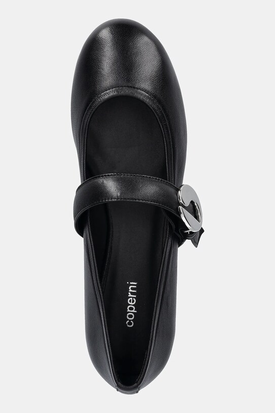 Coperni baleriny skórzane Ballerina Belt Flat czarny COPSH74F6016