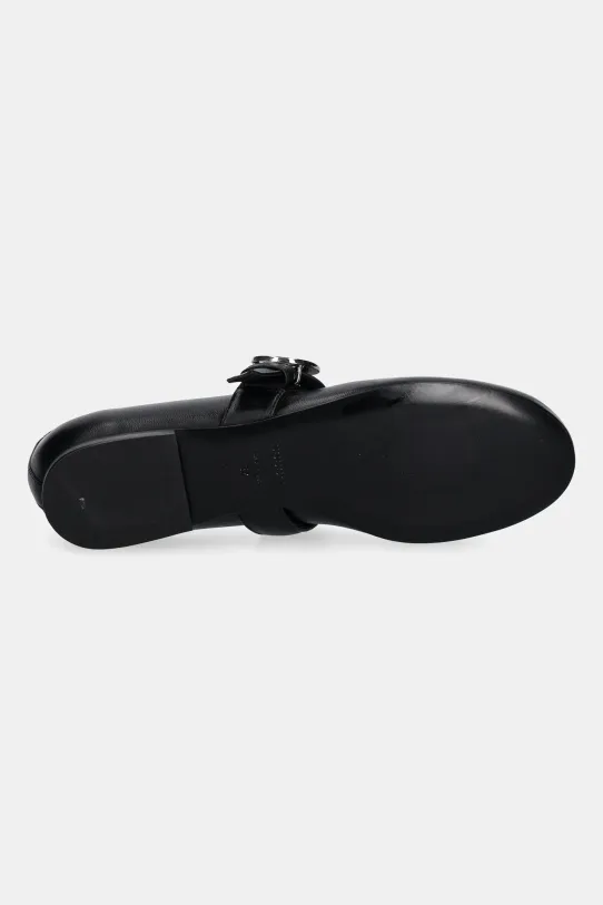 Coperni baleriny skórzane Ballerina Belt Flat COPSH74F6016 czarny