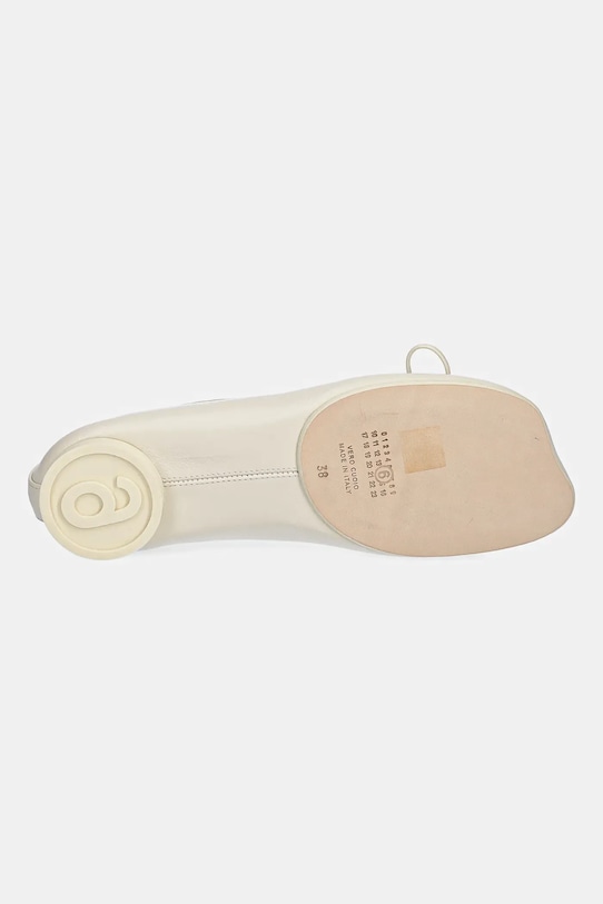 MM6 Maison Margiela balerini de piele S59WZ0099.P3628.T2012 bej