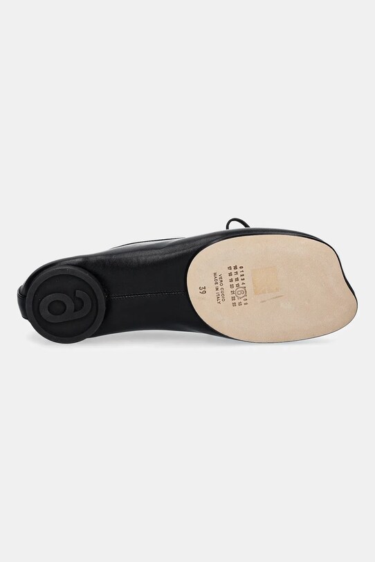 MM6 Maison Margiela balerini de piele S59WZ0099.P3628.T8013 negru