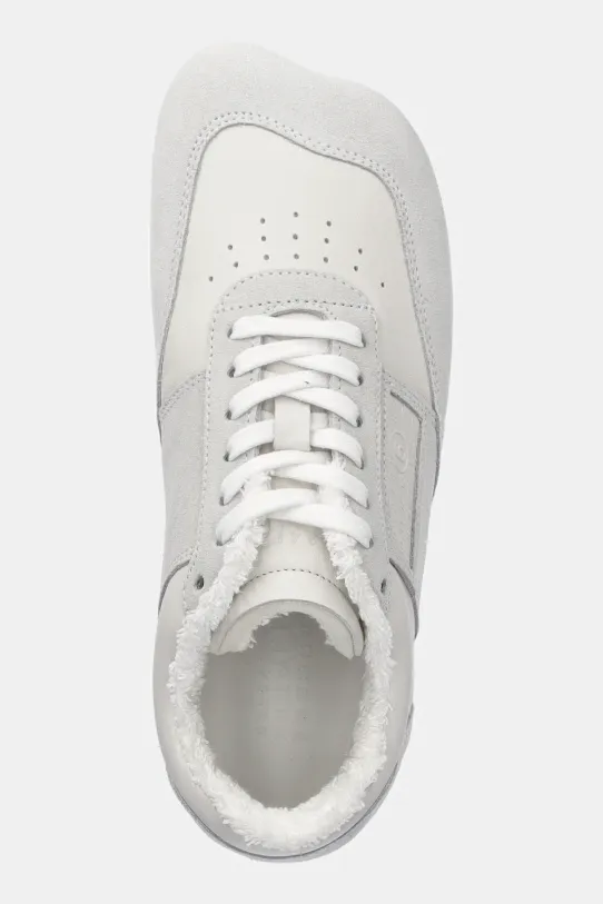 MM6 Maison Margiela sneakersy skórzane szary S66WS0106.P6435.T1003