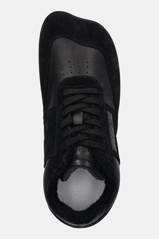 Kožené tenisky MM6 Maison Margiela černá S66WS0106.P6435.T8013
