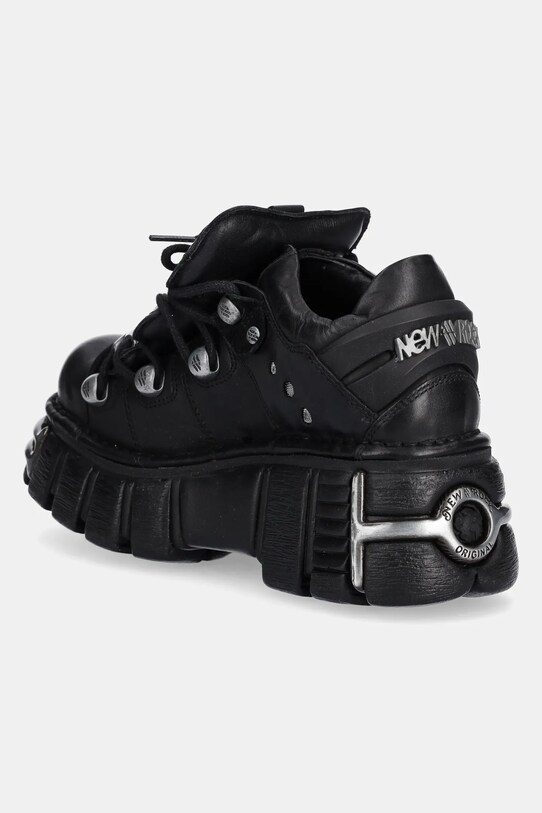 Obuwie New Rock sneakersy skórzane M.120N.C26 czarny