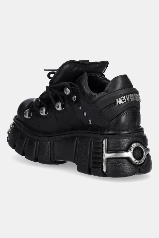 Обувь Кожаные кроссовки New Rock M.120N.C26 чёрный