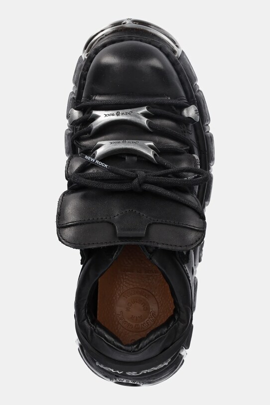 New Rock sneakersy skórzane czarny M.120N.C26