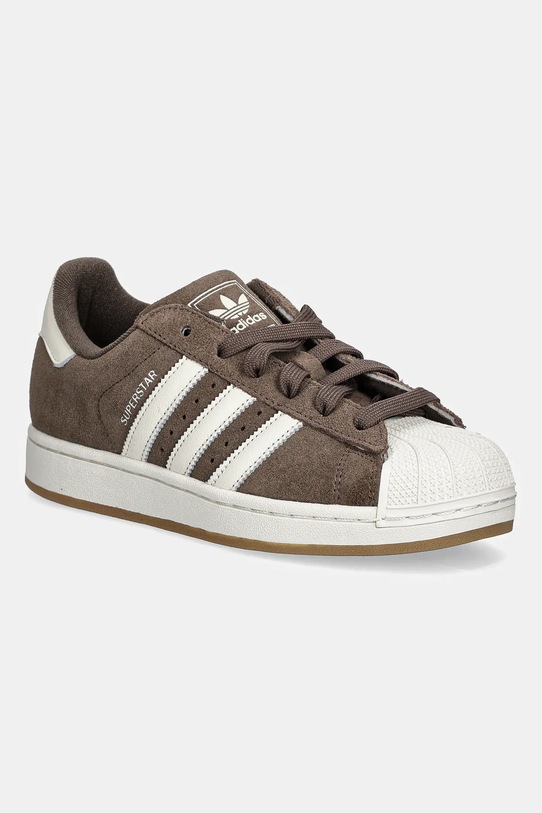 adidas Originals sneakersy zamszowe Superstar II W niska brązowy HQ4915
