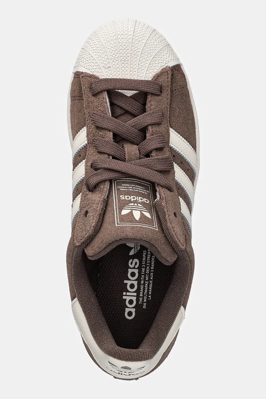 adidas Originals sneakersy zamszowe Superstar II W brązowy HQ4915