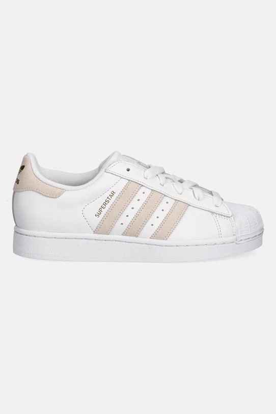 adidas Originals sneakersy skórzane Superstar II W HQ4917 biały AW25
