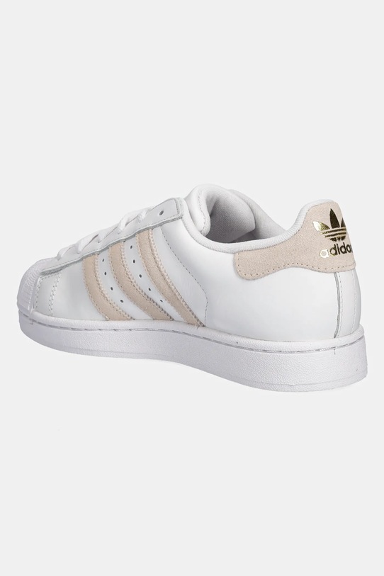 Obuwie adidas Originals sneakersy skórzane Superstar II W HQ4917 biały